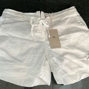 NWT Tommy Bahama White Linen Shorts